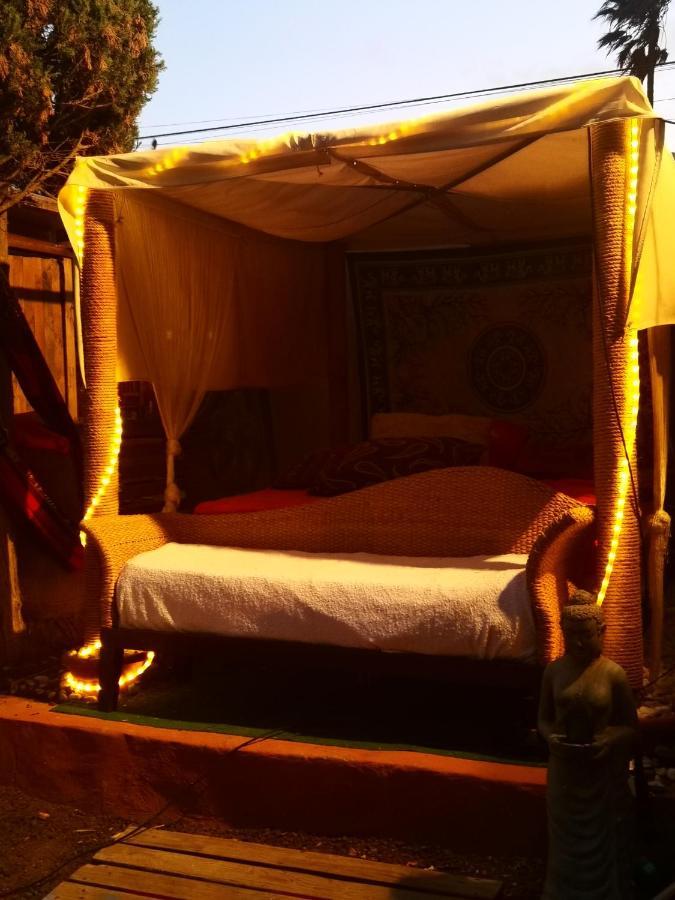 Flor De Loto Romantic Woodhouse Casita Camping Aguatona Exterior foto